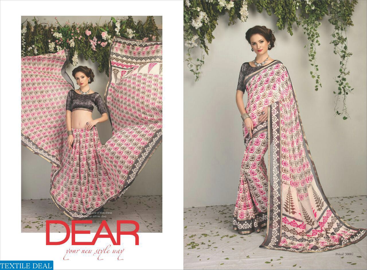 Shravika priyal vol-1 Wholesale printed Ethnic Saree
